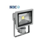 PROYECTOR LED COB 20W GRIS IP65 CON SENSOR DE MOVIMIENTO