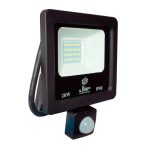 PROYECTOR LED ULTRA THIN SMD 20W IP66 LUZ FRÍA C/ SENSOR DE MOVIMIENTO