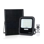 PROYECTOR LED SOLAR 100W IP65 C/PANEL SOLAR C/CONTROL REMOTO