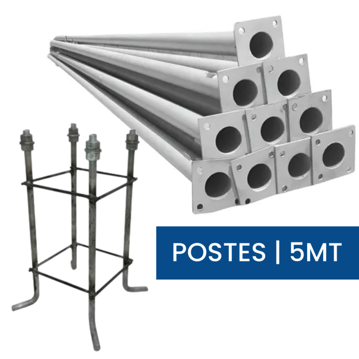 Postes Cónicos 5 mts - Imagen 1