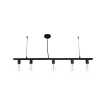 LÁMPARA COLGANTE MILAN 9W NEGRA - Imagen 3