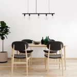 LÁMPARA COLGANTE MILAN 9W NEGRA - Imagen 2