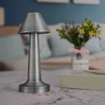 LÁMPARA DE MESA IVANNA TOUCH PORTÁTIL 4W LUZ CÁLIDA A FRÍA ALUMINIO