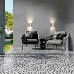 APLIQUÉ MURO BIFOCAL SEMICIRCULAR LINEAL 6W LUZ CÁLIDA IP65 GRIS - Imagen 2