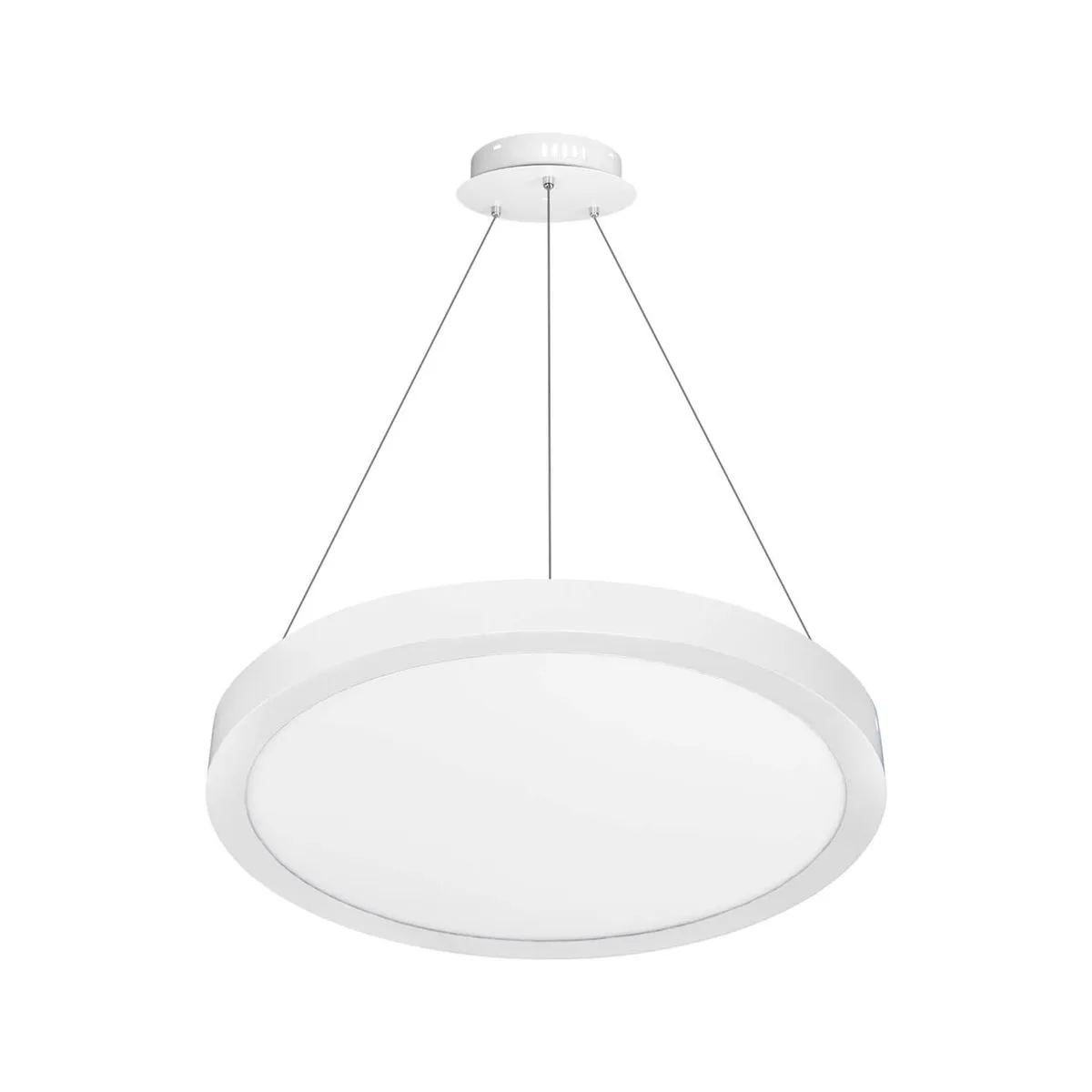 179412-1200-auto PLAFÓN COLGANTE O SOBREPUESTO SLIM 30W LUZ CÁLIDA IP20 40x4CM BLANCO - Imagen 1