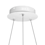 PLAFÓN COLGANTE O SOBREPUESTO SLIM 30W LUZ CÁLIDA IP20 40x4CM BLANCO - Imagen 3