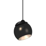 LÁMPARA COLGANTE LED STUDIO REDONDA PARA RIEL MAGNÉTICO 12W LUZ CÁLIDA NEGRA - Imagen 4