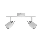 FOCO SOBREPUESTO CIELO / MURO PHILIPS MERANTI DOBLE DIRIGIBLE (SIN AMPOLLETA) BLANCO