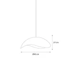 PANTALLA PARA LÁMPARA HELIOS (SIN AMPOLLETA) NEGRO DORADO - Imagen 2