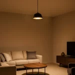 PANTALLA PARA LÁMPARA VÉNETO (SIN AMPOLLETA) NEGRO DORADO - Imagen 3