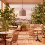 LÁMPARA COLGANTE LED STUDIO MIMBRE MIKONO 9W GRIS - Imagen 2