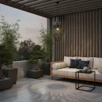 PANTALLA PARA LÁMPARA COLGANTE RATTAN DÉN VIETCOO VIETNAM (SIN AMPOLLETA) NEGRO - Imagen 3