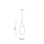 PANTALLA PARA LÁMPARA COLGANTE RATTAN DÉN VIETCOO VIETNAM (SIN AMPOLLETA) NEGRO - Imagen 2