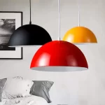 Lámpara colgante roja - Imagen 2