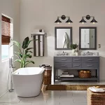 Lámpara aplique doble vintage negra - Imagen 3