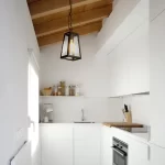 Lámpara colgante metal vidrio negra - Imagen 3