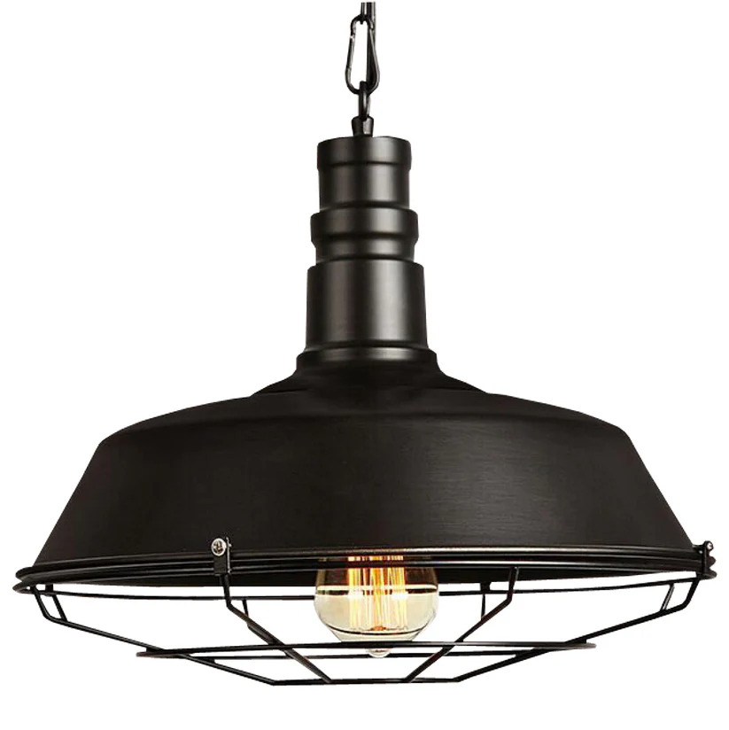 VT-5501P Lámpara colgante vintage negra - Imagen 1