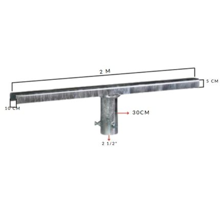 cruzeta simple de 1 metro por lado